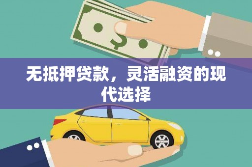 阳信无抵押贷款，灵活融资的现代选择