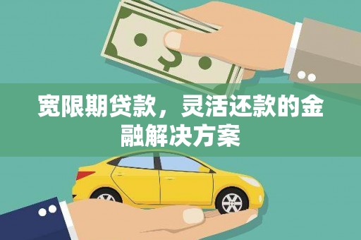 阳信宽限期贷款，灵活还款的金融解决方案