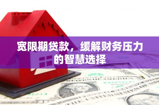 阳信宽限期贷款，缓解财务压力的智慧选择