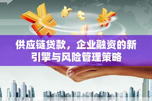 阳信供应链贷款，企业融资的新引擎与风险管理策略