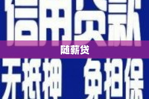阳信随薪贷