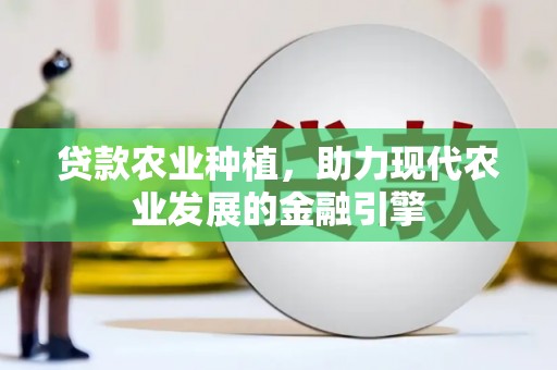 阳信贷款农业种植，助力现代农业发展的金融引擎