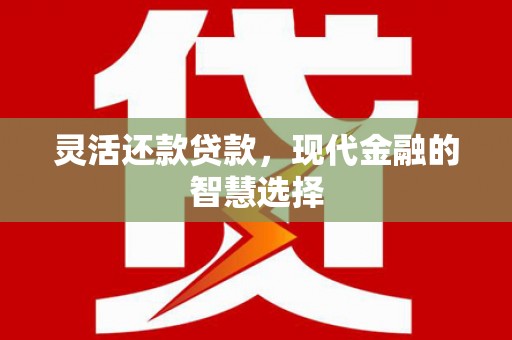 阳信灵活还款贷款，现代金融的智慧选择