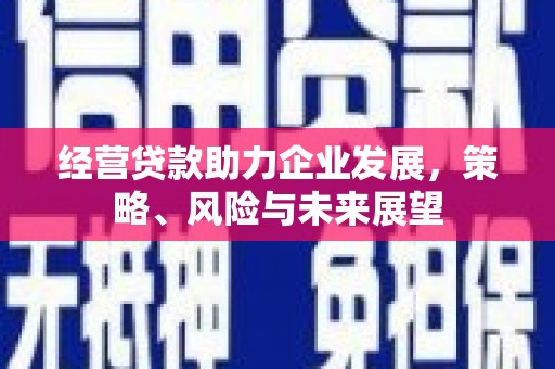 阳信经营贷款助力企业发展，策略、风险与未来展望