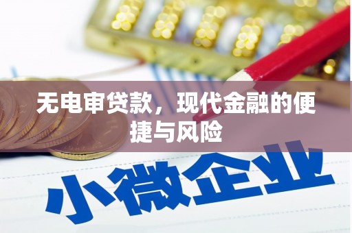 阳信无电审贷款，现代金融的便捷与风险