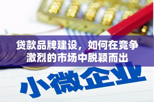阳信贷款品牌建设，如何在竞争激烈的市场中脱颖而出