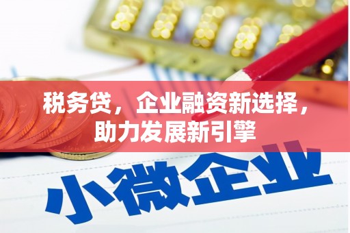 阳信税务贷，企业融资新选择，助力发展新引擎