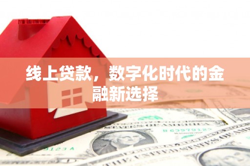 阳信线上贷款，数字化时代的金融新选择