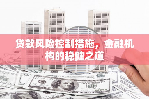 阳信贷款风险控制措施，金融机构的稳健之道