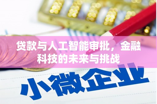 阳信贷款与人工智能审批，金融科技的未来与挑战