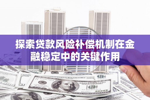 阳信探索贷款风险补偿机制在金融稳定中的关键作用