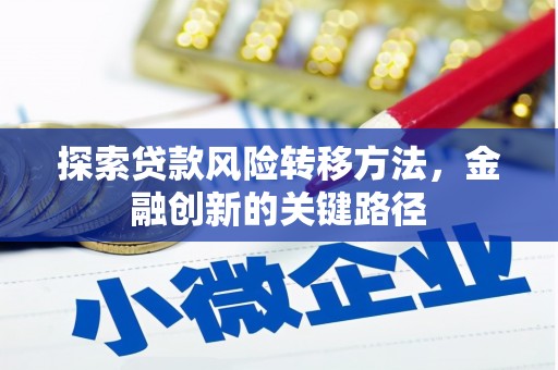 阳信探索贷款风险转移方法，金融创新的关键路径