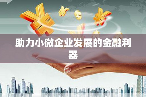阳信助力小微企业发展的金融利器